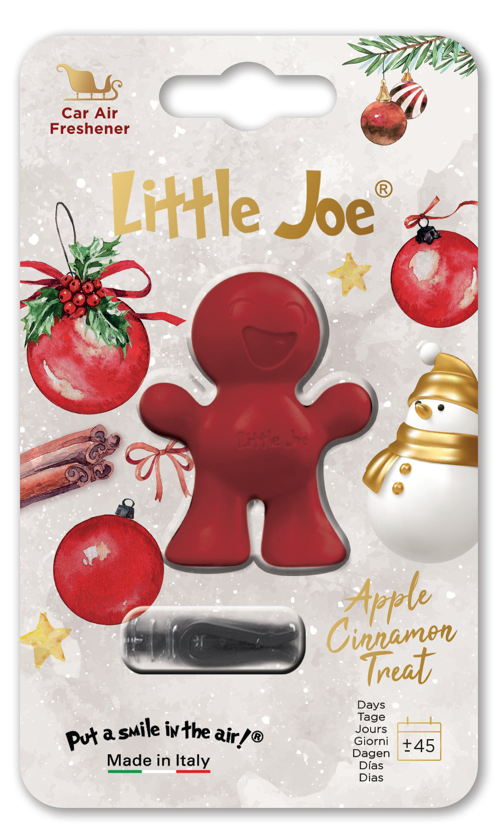 INT. LITTLE JOE FACE APPLE CINNAMON TREAT