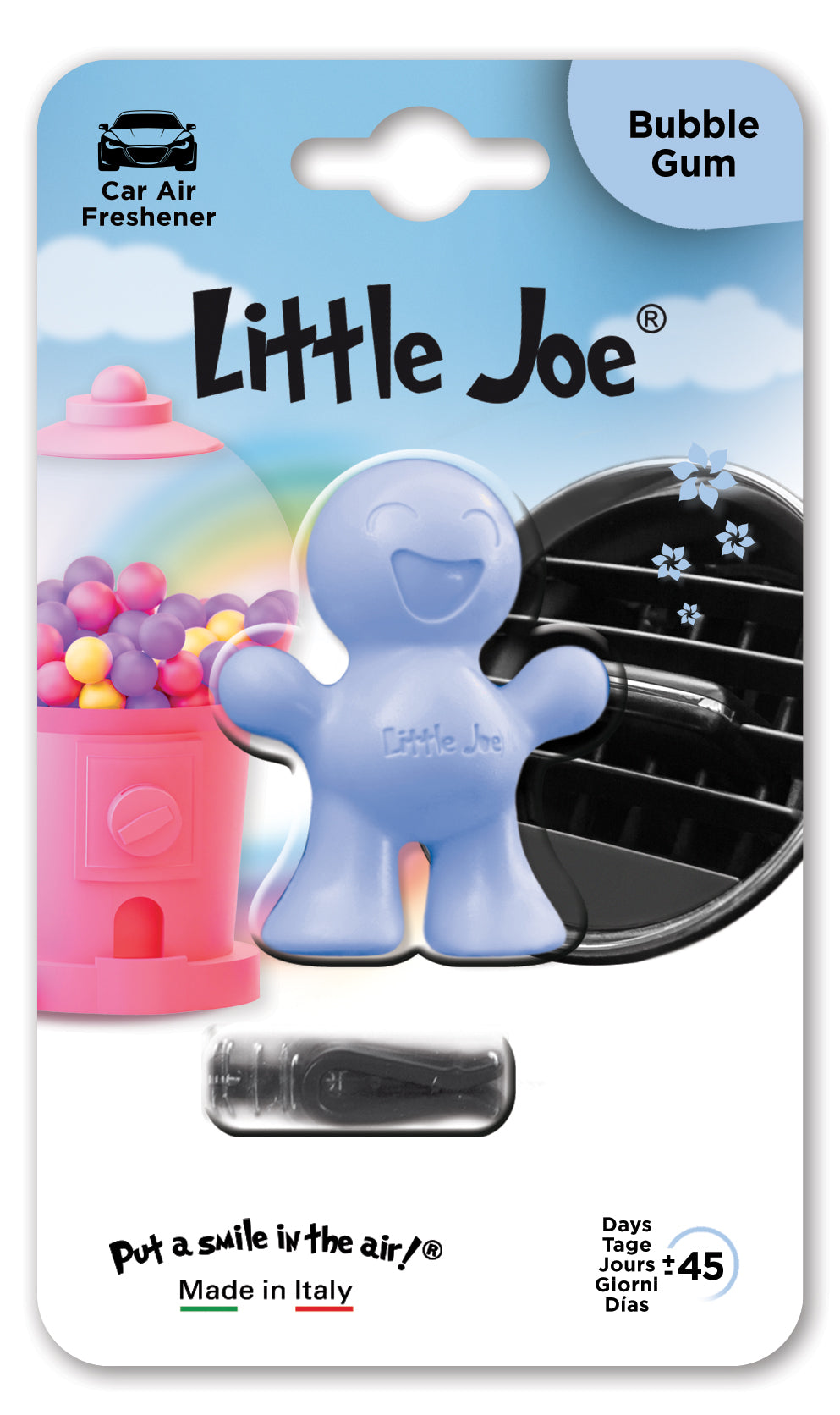 LITTLE JOE INT. FACE BLUE BUBBLE GUM