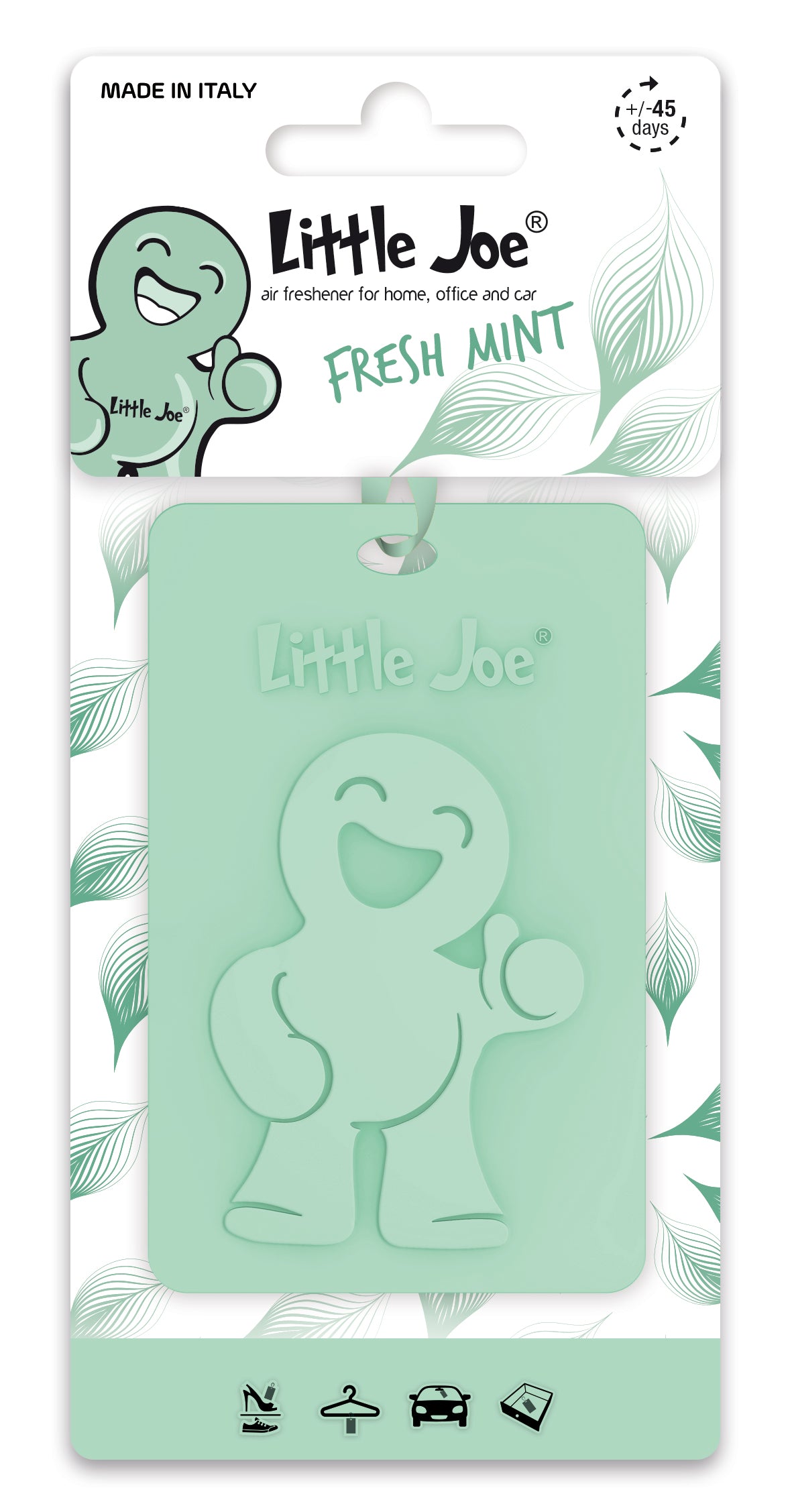 SCENTED CARD GREEN FRESH MINT