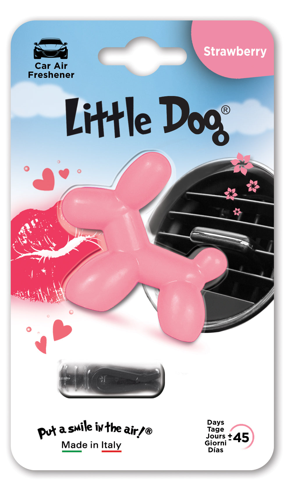 LITTLE DOG INT. ROSE STRAWBERRY