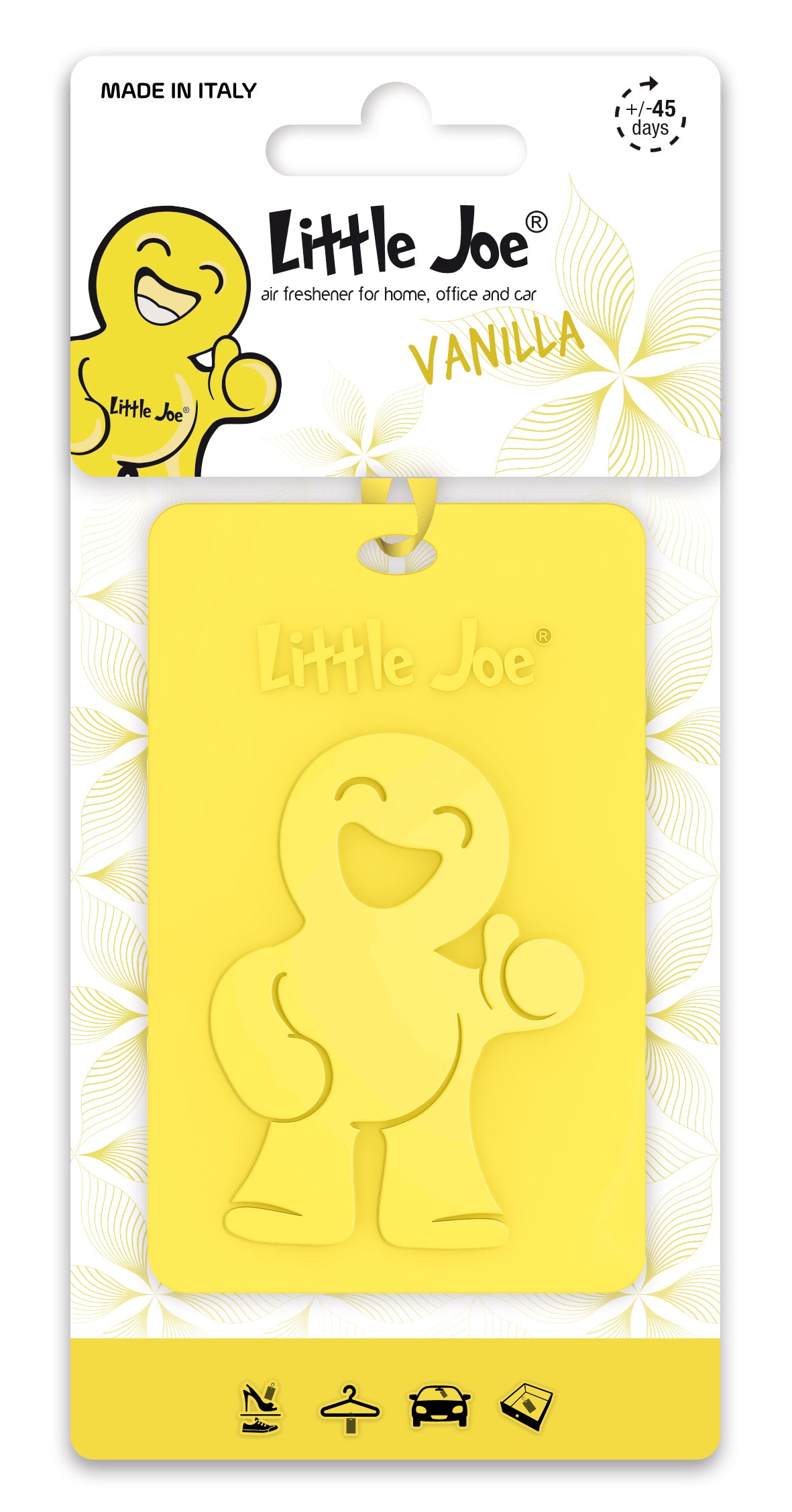 SCENTED CARD YELLOW VANILLA